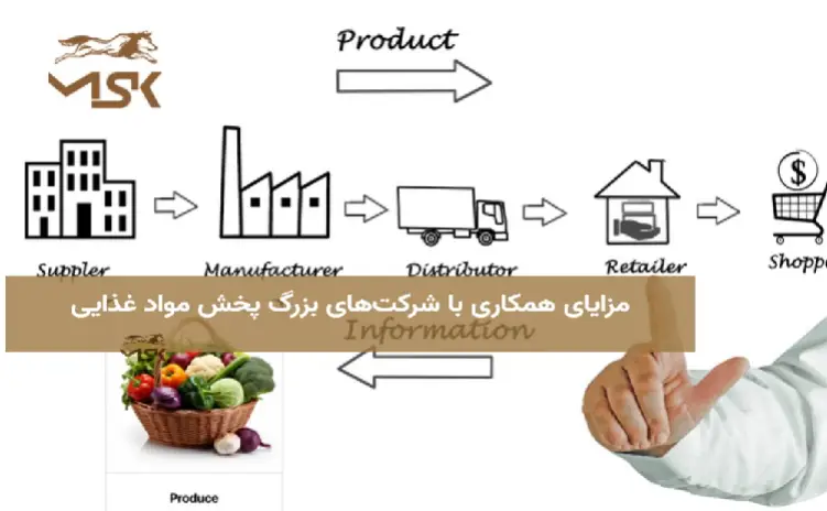 مزایای همکاری با شرکت‌های بزرگ پخش مواد غذایی